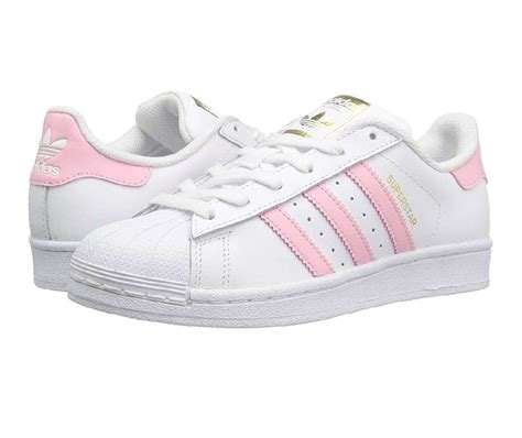 adidas superstar light pink stripes.